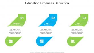 Education Expenses Deduction In Powerpoint And Google Slides Cpb