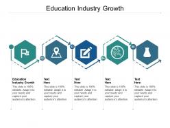 Education industry growth ppt powerpoint presentation summary design ideas cpb