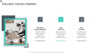 Education Industry Statistics In Powerpoint And Google Slides Cpb