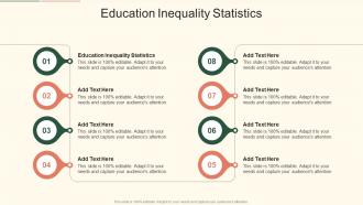 Education Inequality Statistics In Powerpoint And Google Slides Cpb