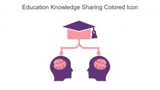 Education Knowledge Sharing Colored Icon In Powerpoint Pptx Png And Editable Eps Format