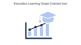 Education Learning Graph Colored Icon In Powerpoint Pptx Png And Editable Eps Format
