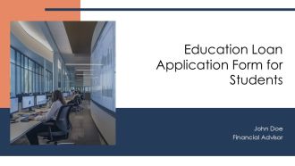 Education Loan Application Form For Students PPT PowerPoint AT