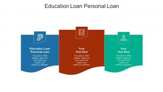 Education loan personal loan ppt powerpoint presentation show portfolio cpb