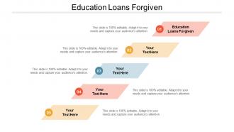 Education loans forgiven ppt powerpoint presentation gallery template