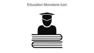 Education Monotone Icon In Powerpoint Pptx Png And Editable Eps Format