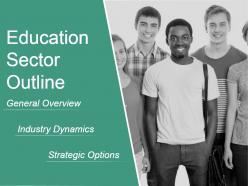 Education sector outline powerpoint slide