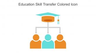 Education Skill Transfer Colored Icon In Powerpoint Pptx Png And Editable Eps Format