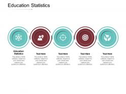 Education statistics ppt powerpoint presentation icon portrait cpb
