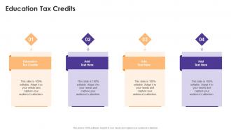Education Tax Credits In Powerpoint And Google Slides Cpb