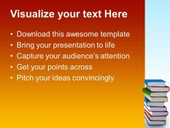 Education templates for powerpoint books ppt themes