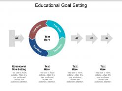 Educational goal setting ppt powerpoint presentation styles aids cpb