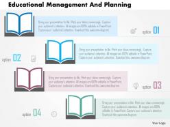 Educational Management And Planning Flat Powerpoint Design