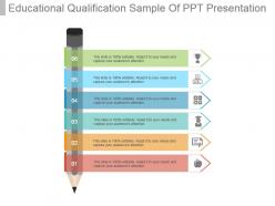 Educational qualification sample of ppt presentation
