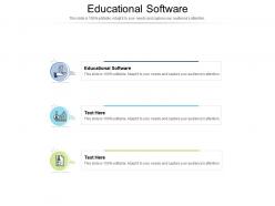 Educational software ppt powerpoint presentation professional graphics cpb