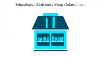 Educational Stationery Shop Colored Icon In Powerpoint Pptx Png And Editable Eps Format