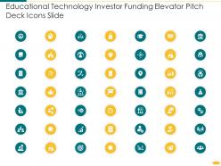 Educational Technology Investor Funding Elevator Pitch Deck Icons Slide Ppt Mockup
