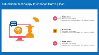 Educational Technology To Enhance Learning Icon