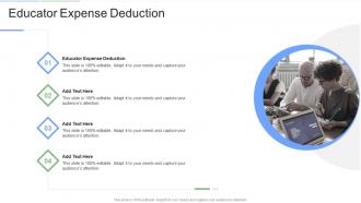 Educator Expense Deduction In Powerpoint And Google Slides Cpb