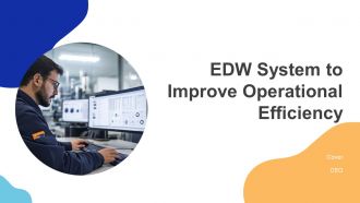 EDW System To Improve Operational Efficiency PPT Sample ST AI