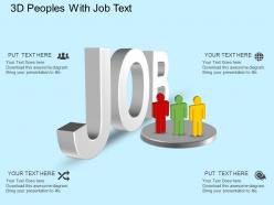 Ee 3d peoples with job text powerpoint template