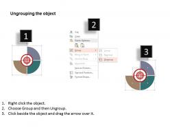 76549619 style circular bulls-eye 4 piece powerpoint presentation diagram infographic slide