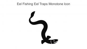 Eel Fishing Eel Traps Monotone Icon In Powerpoint Pptx Png And Editable Eps Format