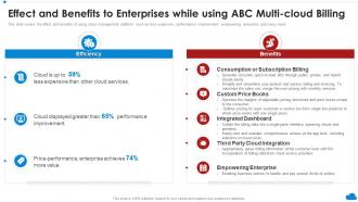 Effect And Benefits To Enterprises While Using ABC Multi Cloud Billing Cloud Architecture Review