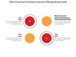 Effect consumer promotions discount offerings brand equity ppt powerpoint presentation file designs cpb