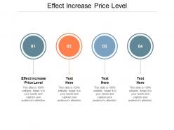 Effect increase price level ppt powerpoint presentation professional graphics example cpb