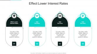Effect Lower Interest Rates In Powerpoint And Google Slides Cpb