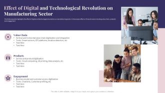 Effect Of Digital And Technological Revolution On Manufacturing Sector