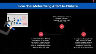Effect Of Malvertising On Publishers Training Ppt