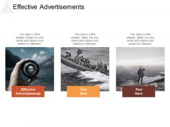 Effective advertisements ppt powerpoint presentation gallery professional cpb