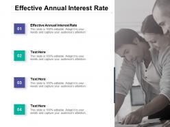 Effective annual interest rate ppt powerpoint presentation icon graphics download cpb
