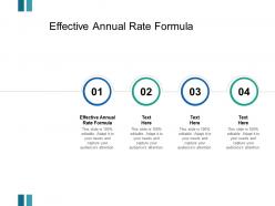 Effective annual rate formula ppt powerpoint presentation professional slides cpb