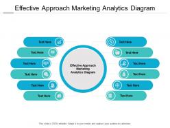 Effective approach marketing analytics diagram ppt powerpoint pictures cpb