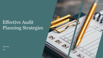 Effective Audit Planning Strategies PPT Presentation AT Effective Audit Planning Strategies PPT Presentation AT