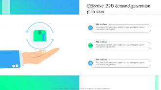 Effective B2B Demand Generation Plan Icon