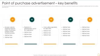 Effective B2b Marketing Organization Set 2 Point Of Purchase Advertisement Key Benefits