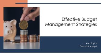Effective Budget Management Strategies PPT Outline AT