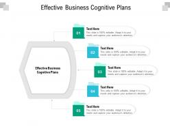 Effective business cognitive plans ppt powerpoint presentation pictures mockup cpb