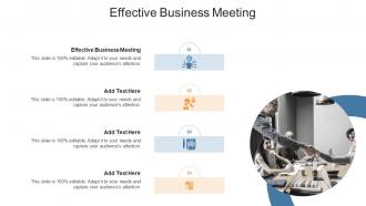 Effective Business Meeting In Powerpoint And Google Slides Cpb