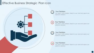 Effective Business Strategic Plan Icon