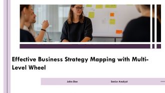 Effective Business Strategy Mapping With Multi Level Wheel PPT Presentation AT