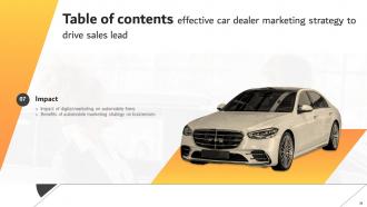 Effective Car Dealer Marketing Strategy To Drive Sales Lead Powerpoint Presentation Slides Strategy CD V Pre-designed Interactive