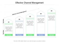 Effective channel management ppt powerpoint presentation model cpb