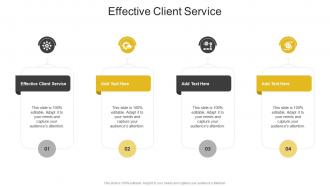 Effective Client Service In Powerpoint And Google Slides Cpb