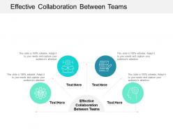 Effective collaboration between teams ppt powerpoint presentation icon gallery cpb