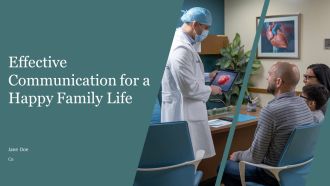 Effective Communication For A Happy Family Life PPT Guidelines AT